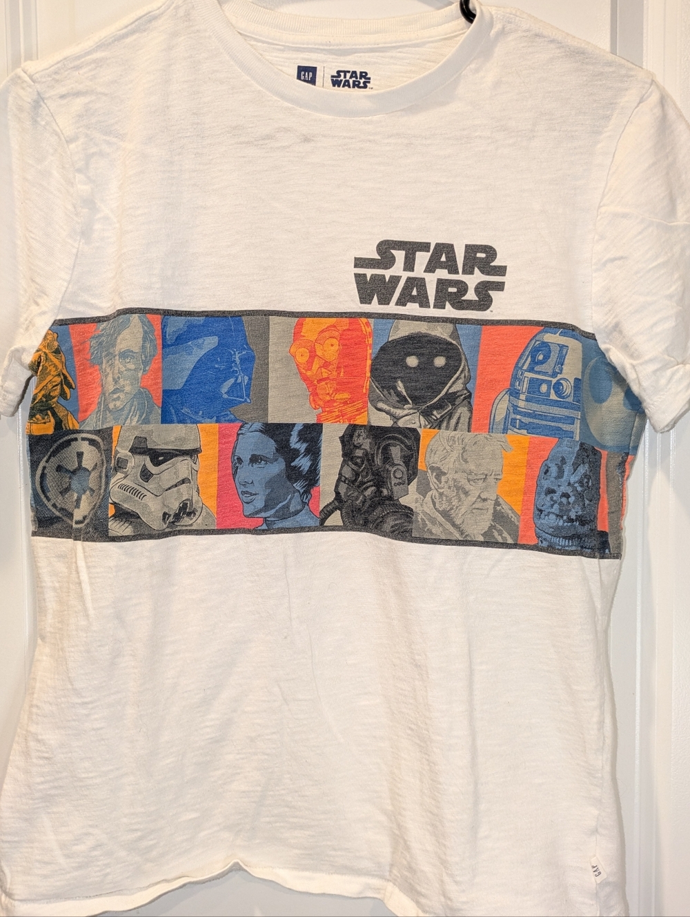 GAP Star Wars Graphic Tee Kids XXL Fits Adult XS Small Double Sided Shirt